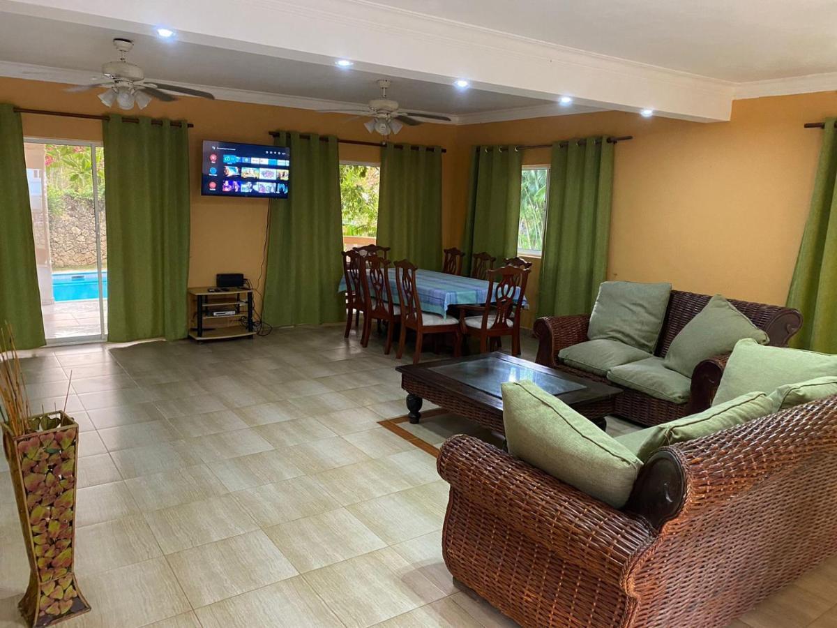 4 Bedroom Villa, Security, Private Pool, Ocean View Sosúa Kültér fotó